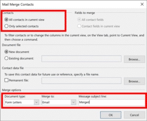 mail merge outlook attachments